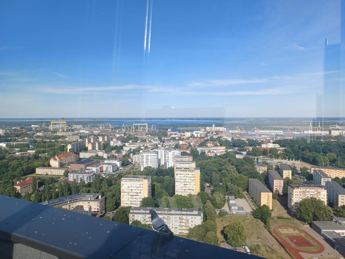 Hanza Tower Ajp Lux Apartment Szczecin Extérieur photo